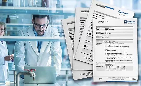 Test reports database